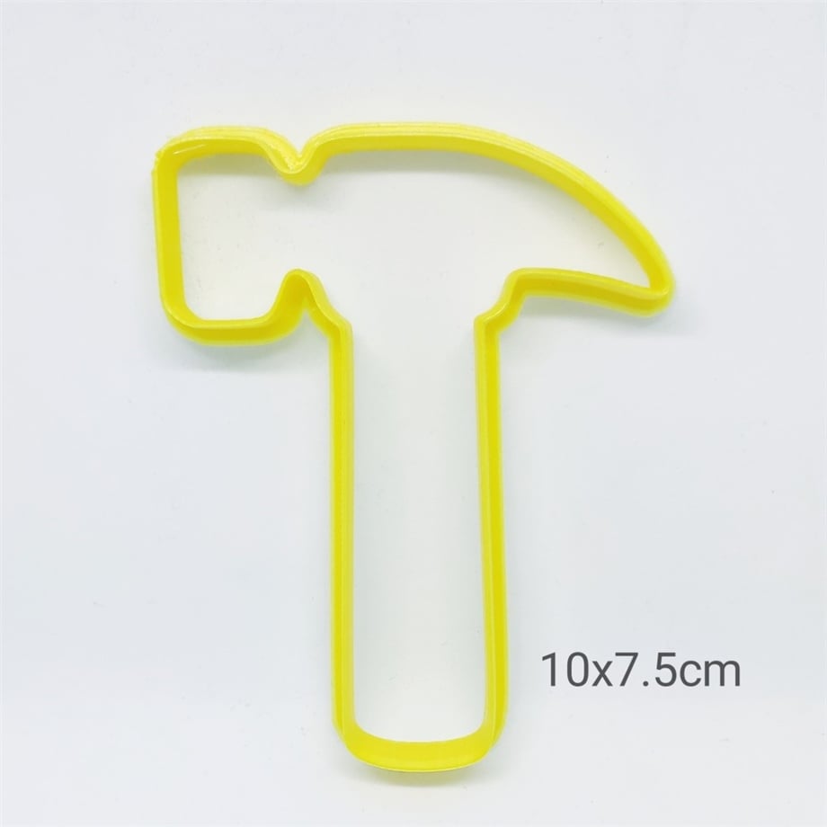 ÇEKİÇ KURABİYE KESİCİ KALIP 10 X 7.5 CM