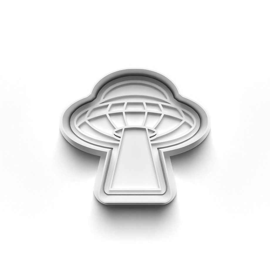 UZAYLI UFO KURABİYE KALIBI KESİCİ VE DAMGASI 3D-0435_1