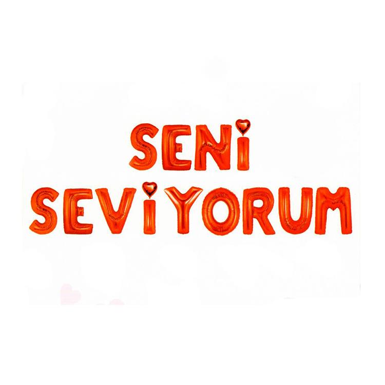 16'' SENİ SEVİYORUM FOLYO BALON KIRMIZI