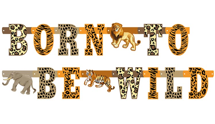 BORN TO BE WILD BANNER 180 CM