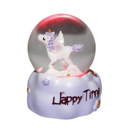 KAR KÜRESİ IŞIKLI UNICORN 7 CM XY3103-3