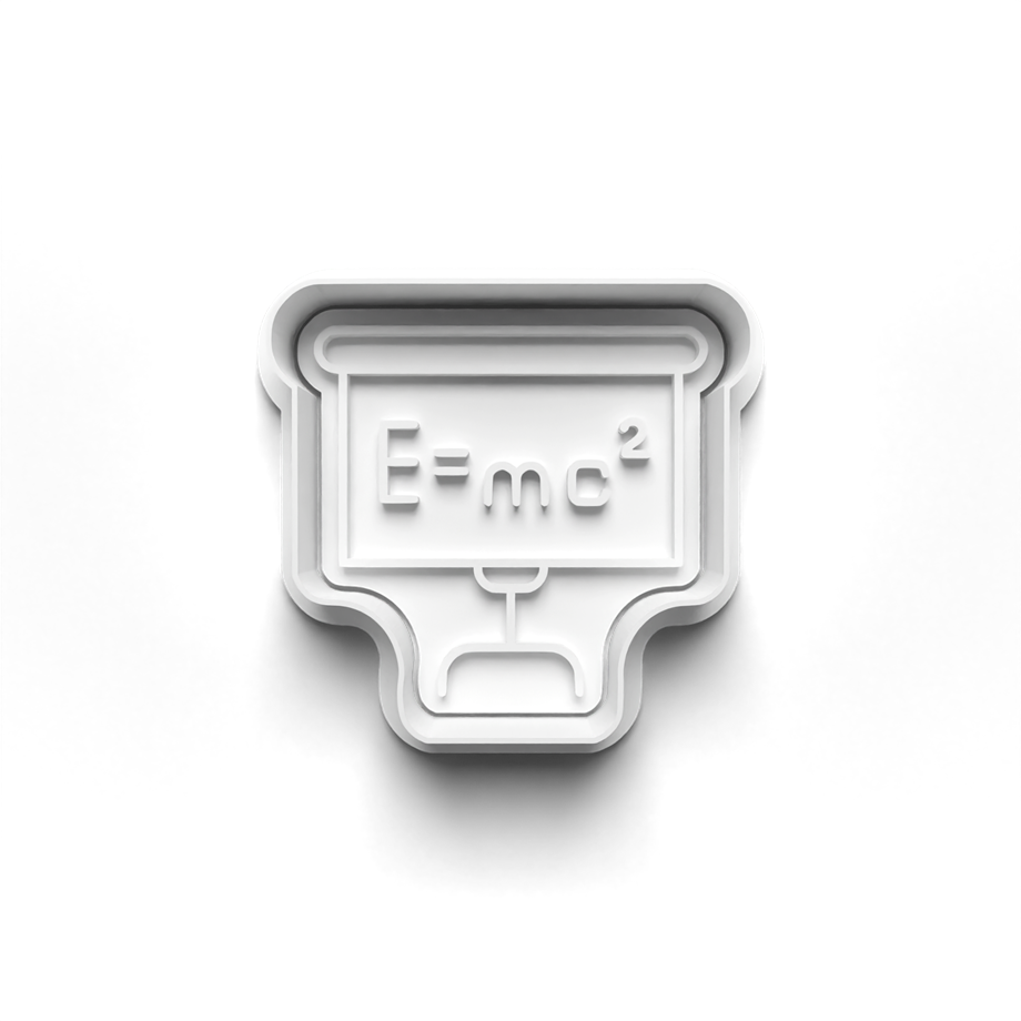 EINSTEIN KURABİYE KALIBI KESİCİ VE DAMGASI 3D-0572_3
