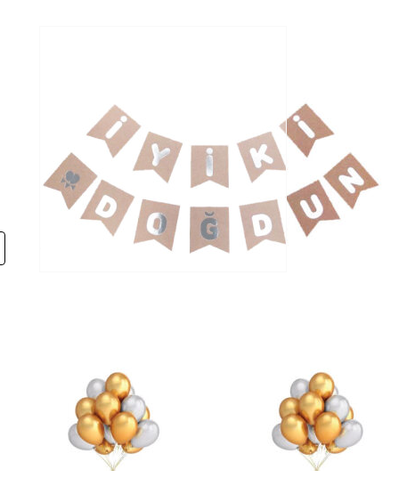 BRS-2722 KARTON YAZI LÜKS İYİKİ DOĞDUN KRAFT