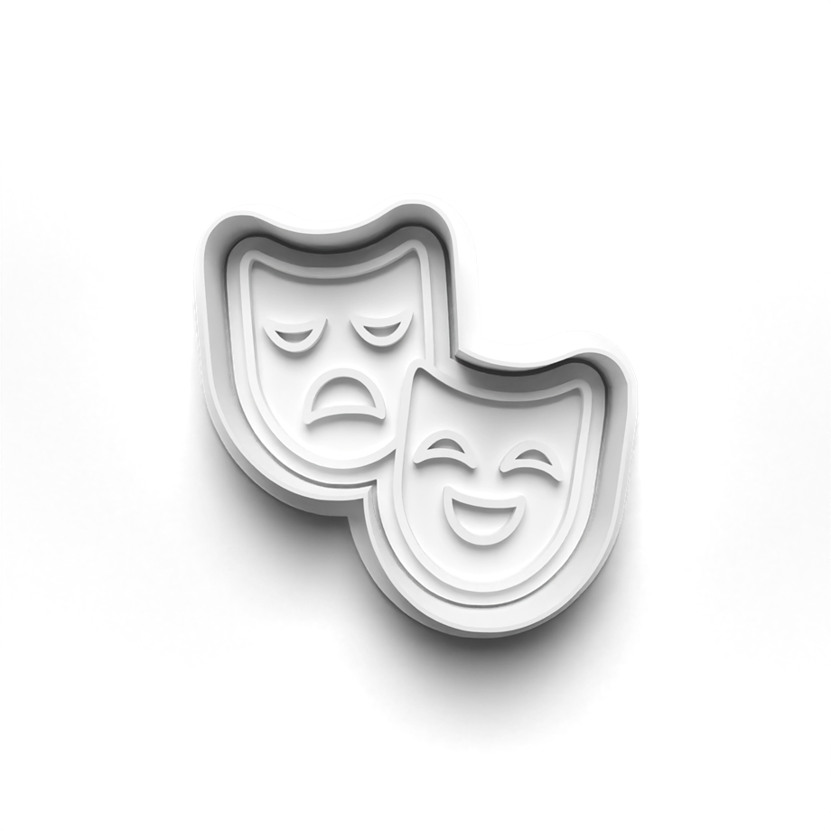 MASKE PARTİSİ KURABİYE KALIBI KESİCİ VE DAMGASI 3D-0578_3