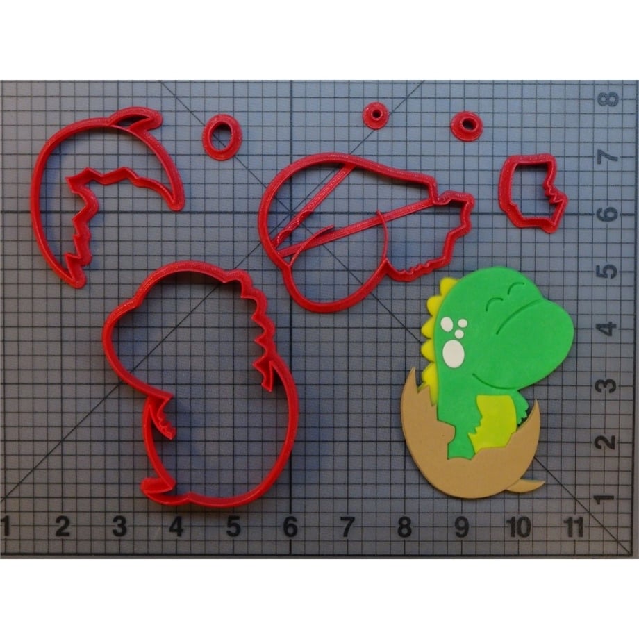 DİNAZOR ÇATLAK YUMURTA KESİCİ KALIP 8 CM