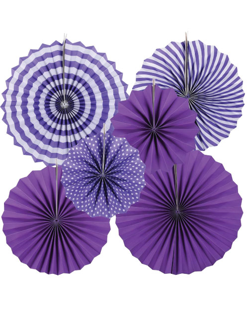 BRS-UZR-1 MOR RENKLİ YELPAZE 6 LI