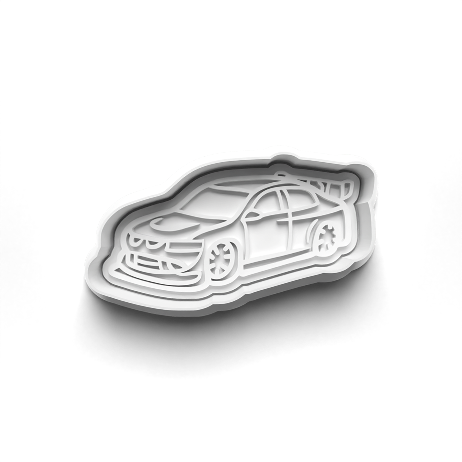 YARIŞ ARABALARI KURABİYE KALIBI KESİCİ VE DAMGASI 3D-0420_2