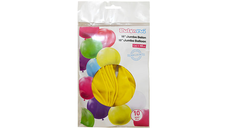 18'' SARI BALON 10 AD