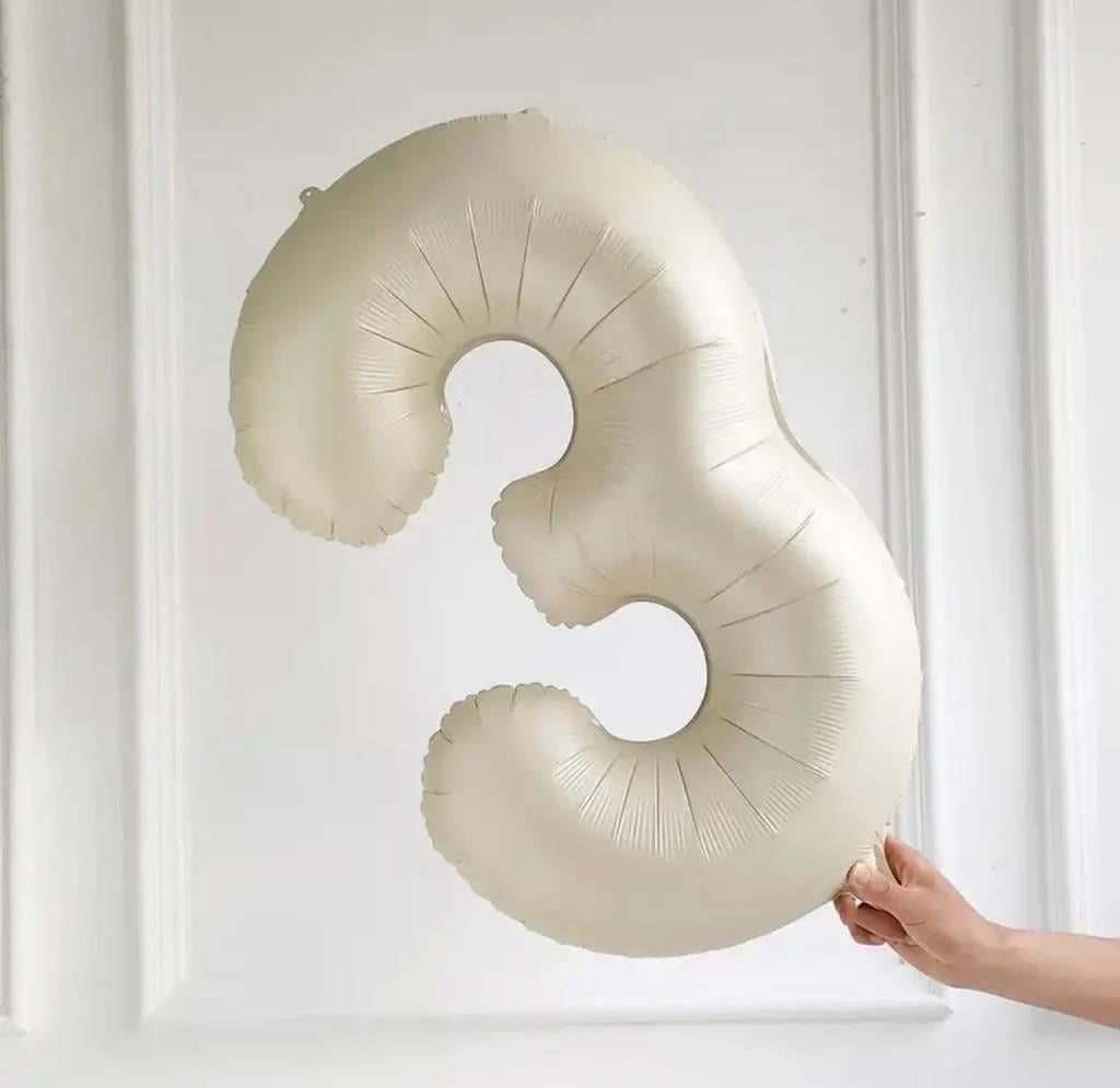 3 KREM 34 INCH FOLYO BALON