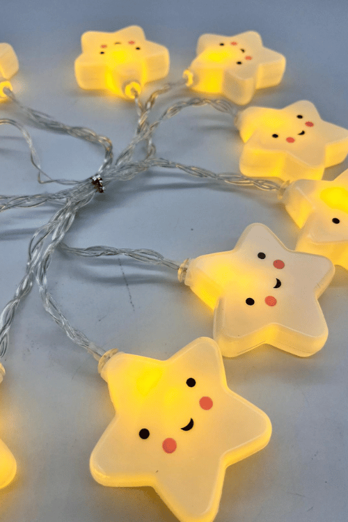 IŞIK LED YILDIZ FİGÜR PLASTİK MODEL PİLLİ 10 LU BRS-4782