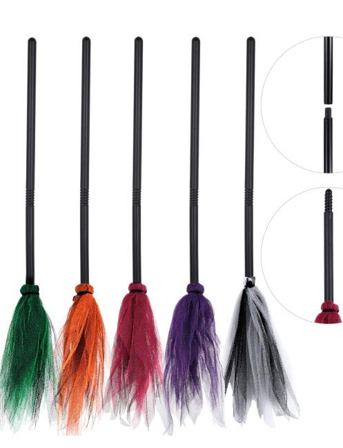 HALLOWEEN CADI SÜPÜRGESİ TÜLLÜ 75 CM BRS-3014