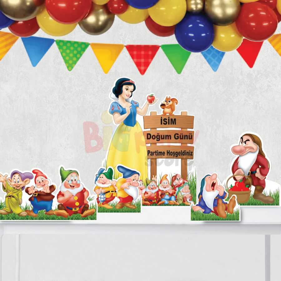 PAMUK PRENSES TEMALI DEKORATİF PANO MASA ÜSTÜ SET 3 LÜ