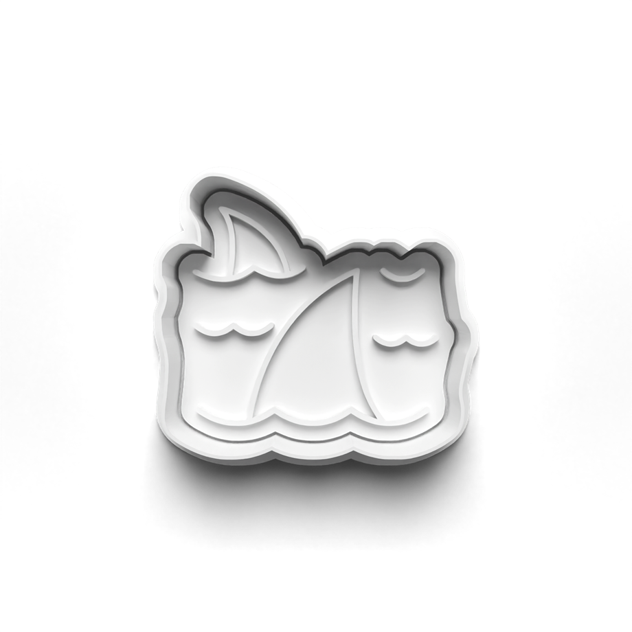 SHARKS KURABİYE KALIBI KESİCİ VE DAMGASI 3D-0358_2