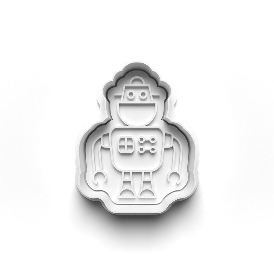 ROBOTLAR KURABİYE KALIBI KESİCİ VE DAMGASI 3D-0565_3