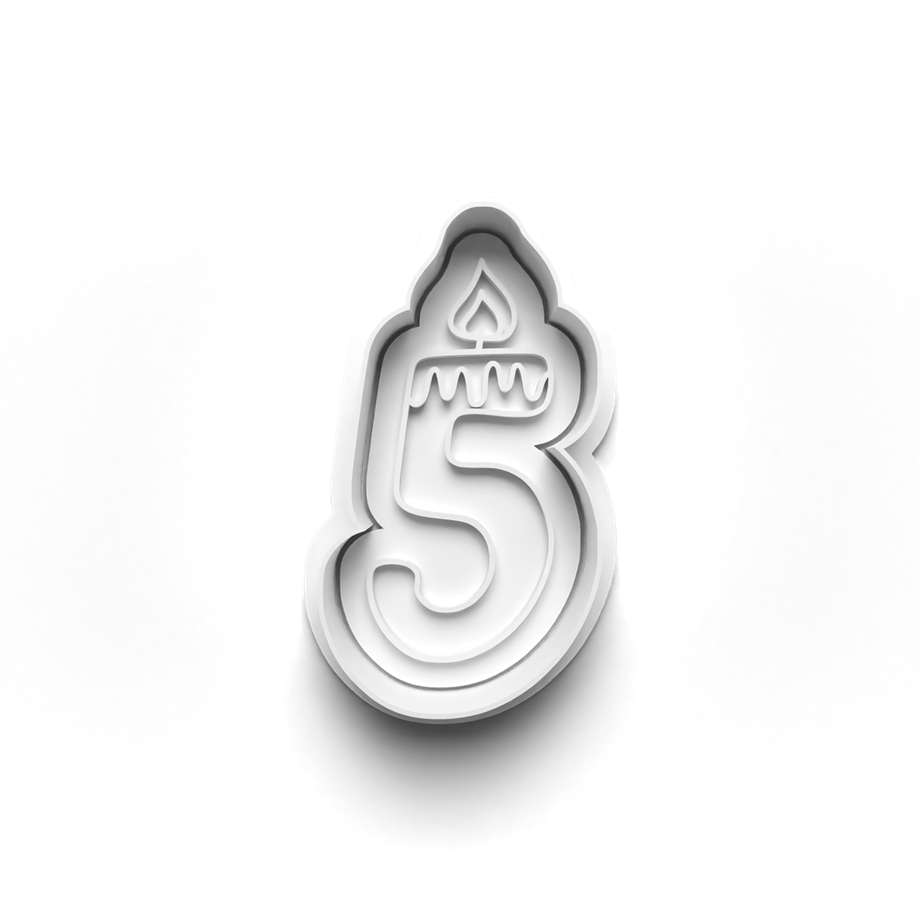 DOĞUM GÜNÜ NUMARALARI KURABİYE KALIBI KESİCİ VE DAMGASI 3D-0418_5