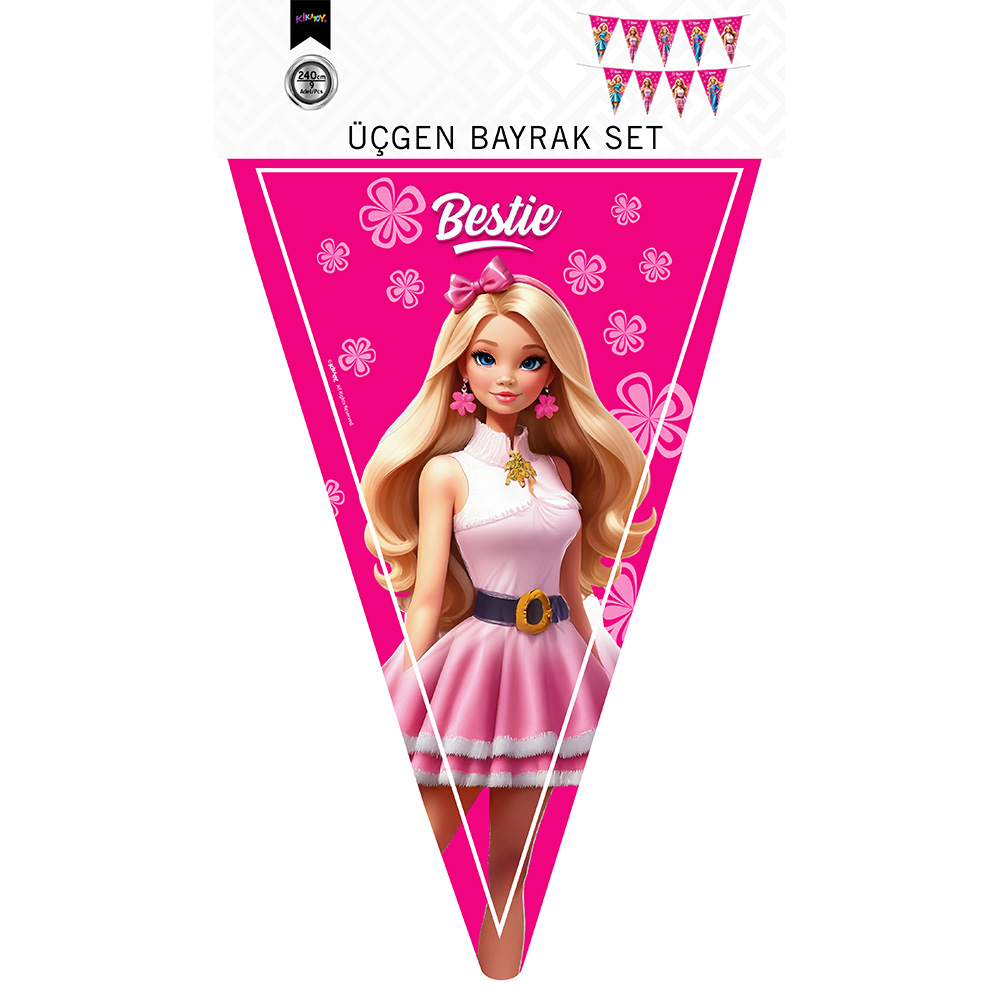 ÜÇGEN FLAMA SÜSLEME SETİ - BESTİE - 2006896-10