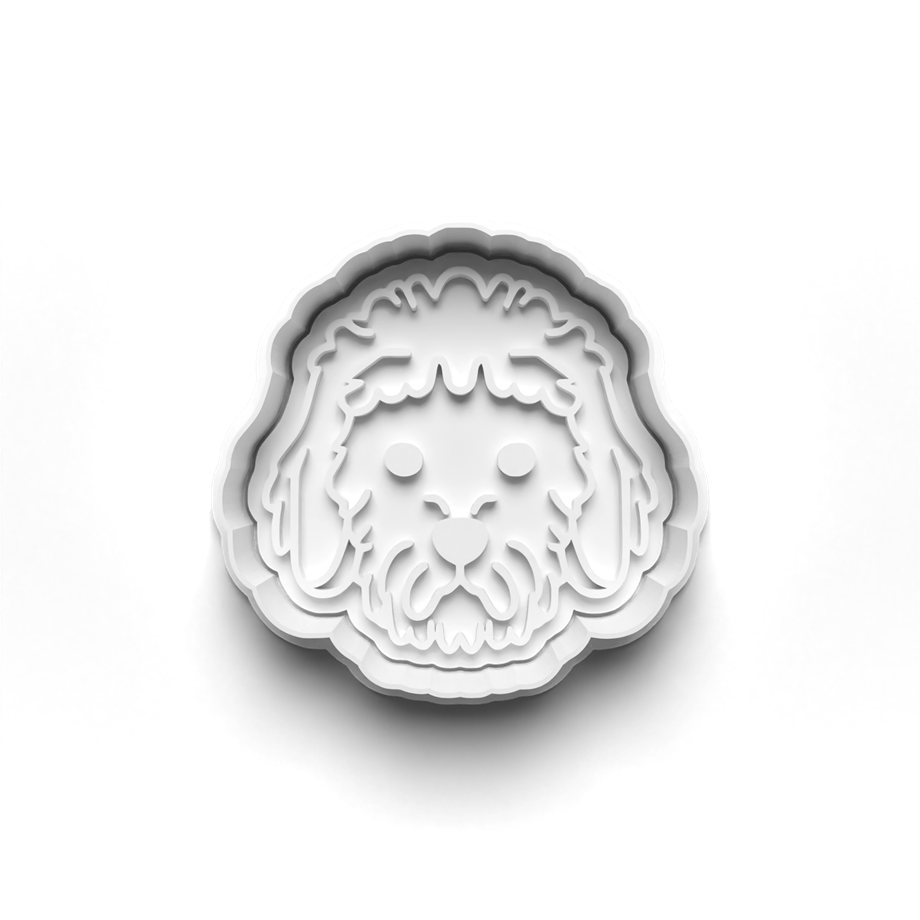 GOLDENDOODLES KURABİYE KALIBI KESİCİ VE DAMGASI 3D-0477_1