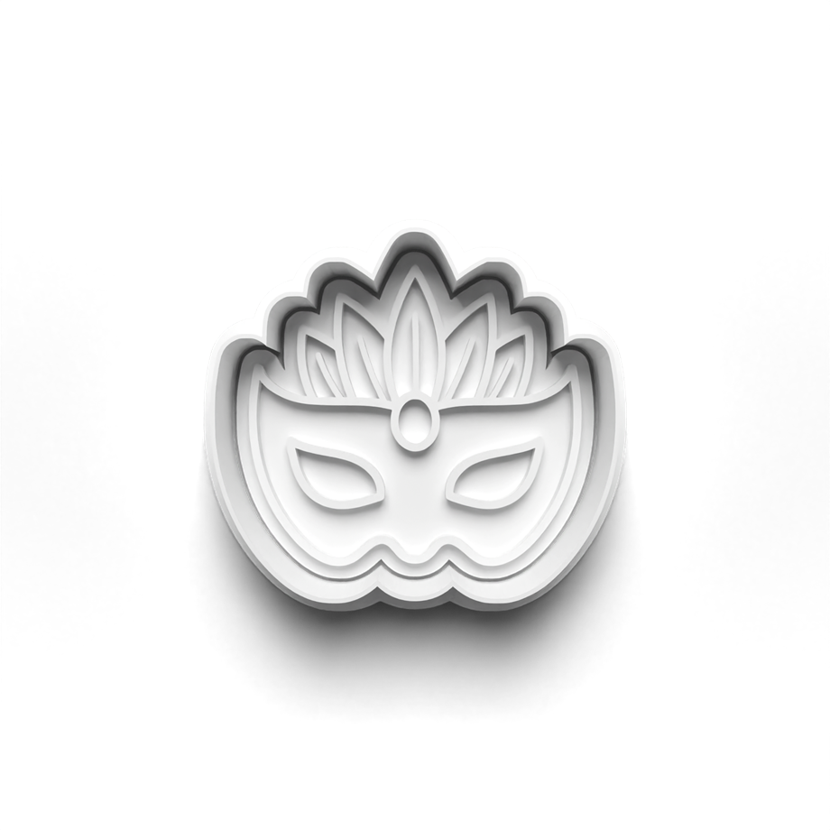 MASKE PARTİSİ KURABİYE KALIBI KESİCİ VE DAMGASI 3D-0578_1
