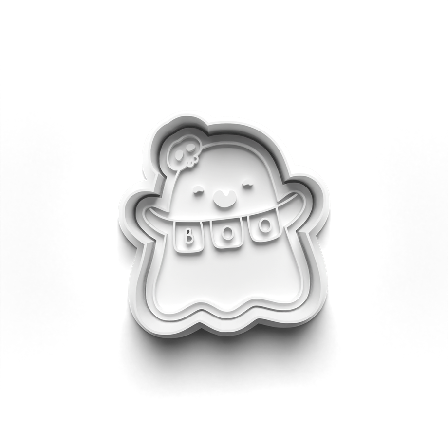 CADILAR HALLOWEEN BAYRAMI GHOST KURABİYE KALIBI KESİCİ VE DAMGASI 3D-0449_2