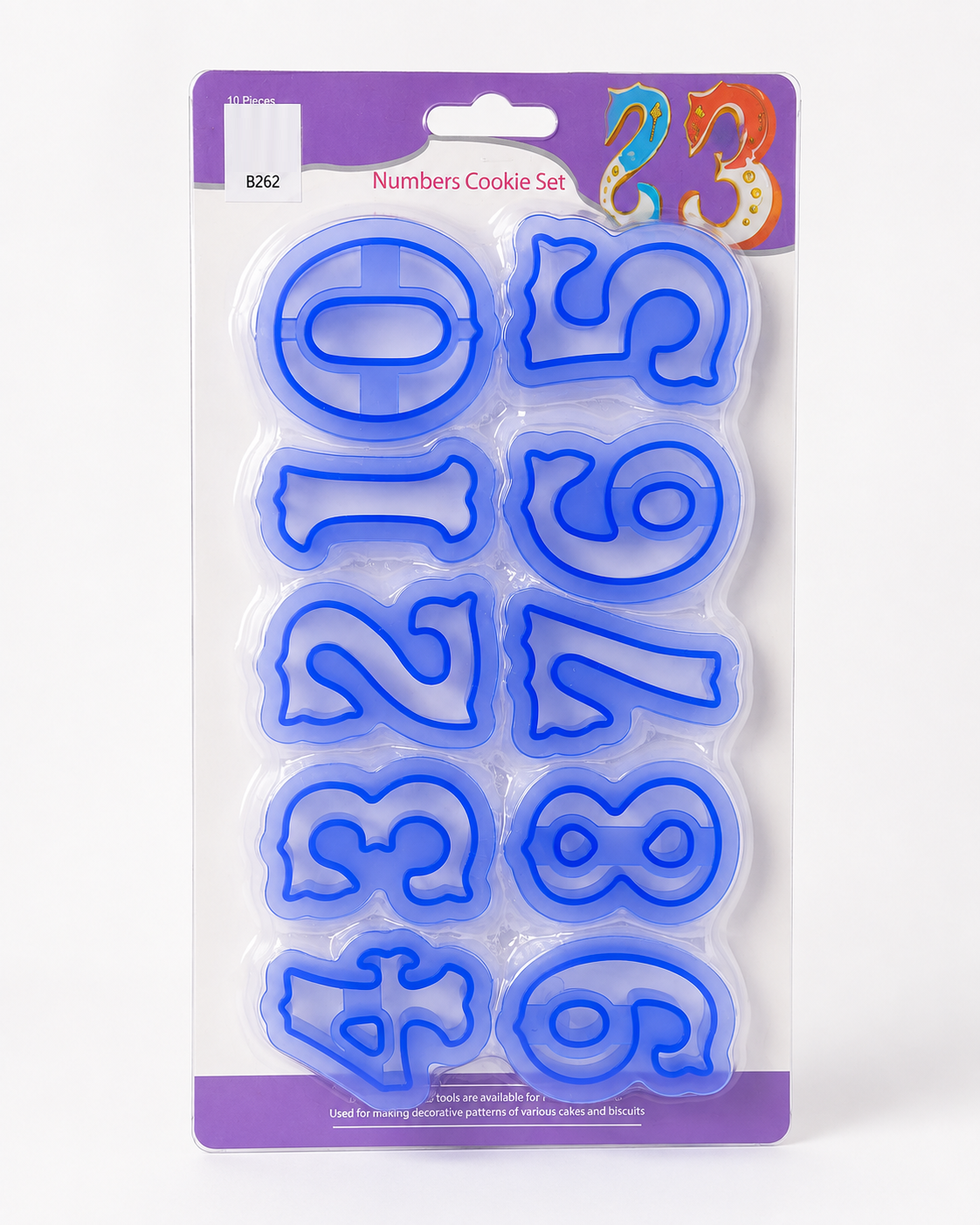 B262 PLASTİK RAKAM 
KALIP 10 PARÇA 6X5 CM
