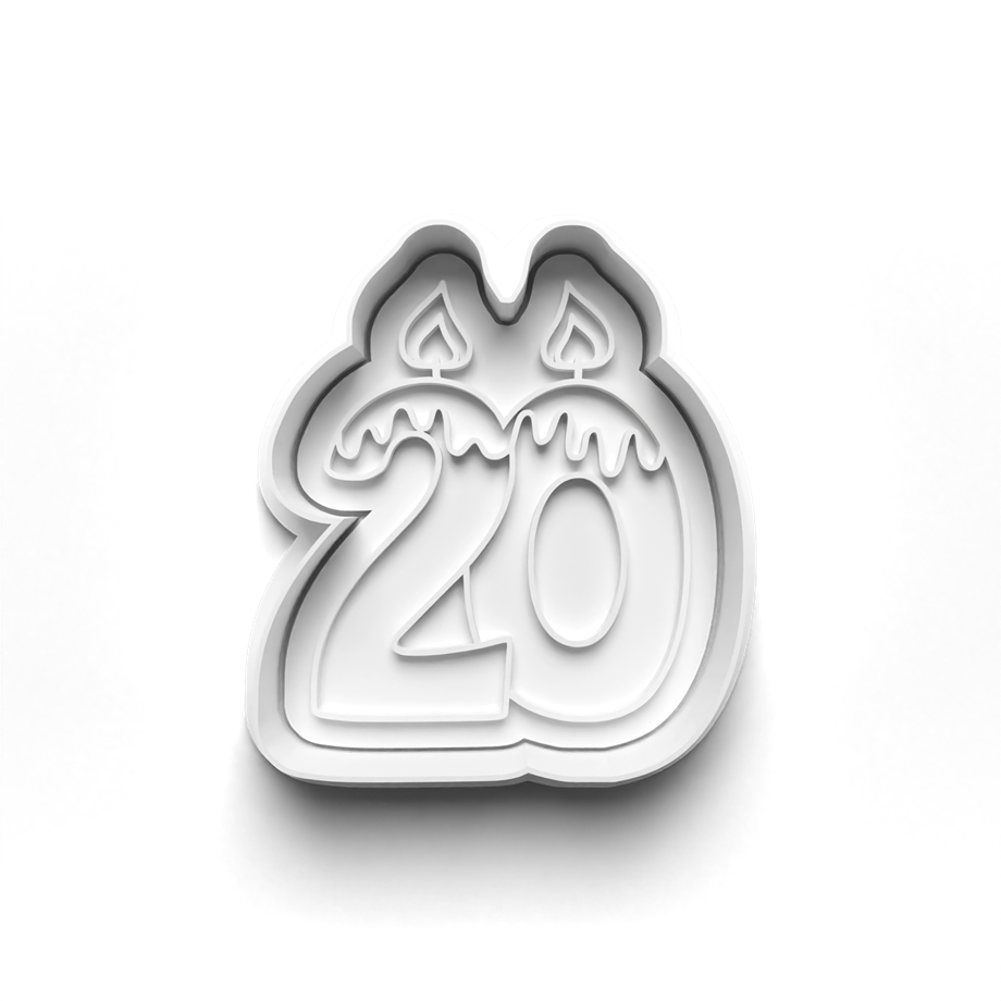 DOĞUM GÜNÜ NUMARALARI KURABİYE KALIBI KESİCİ VE DAMGASI 3D-0418_20