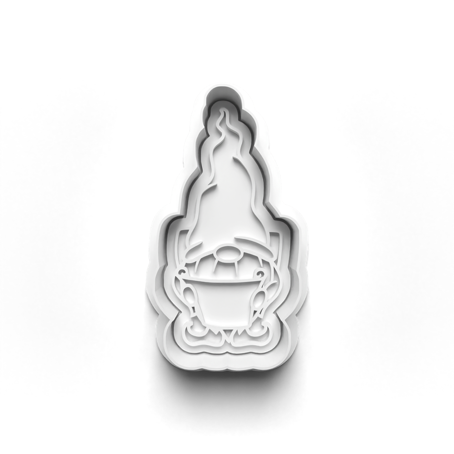 CAMPING GNOME KURABİYE KALIBI KESİCİ VE DAMGASI 3D-0615_1