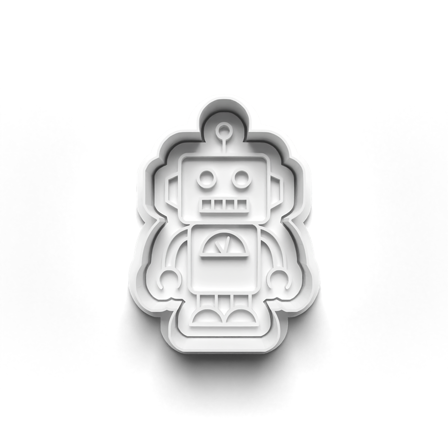 ROBOTLAR KURABİYE KALIBI KESİCİ VE DAMGASI 3D-0565_1