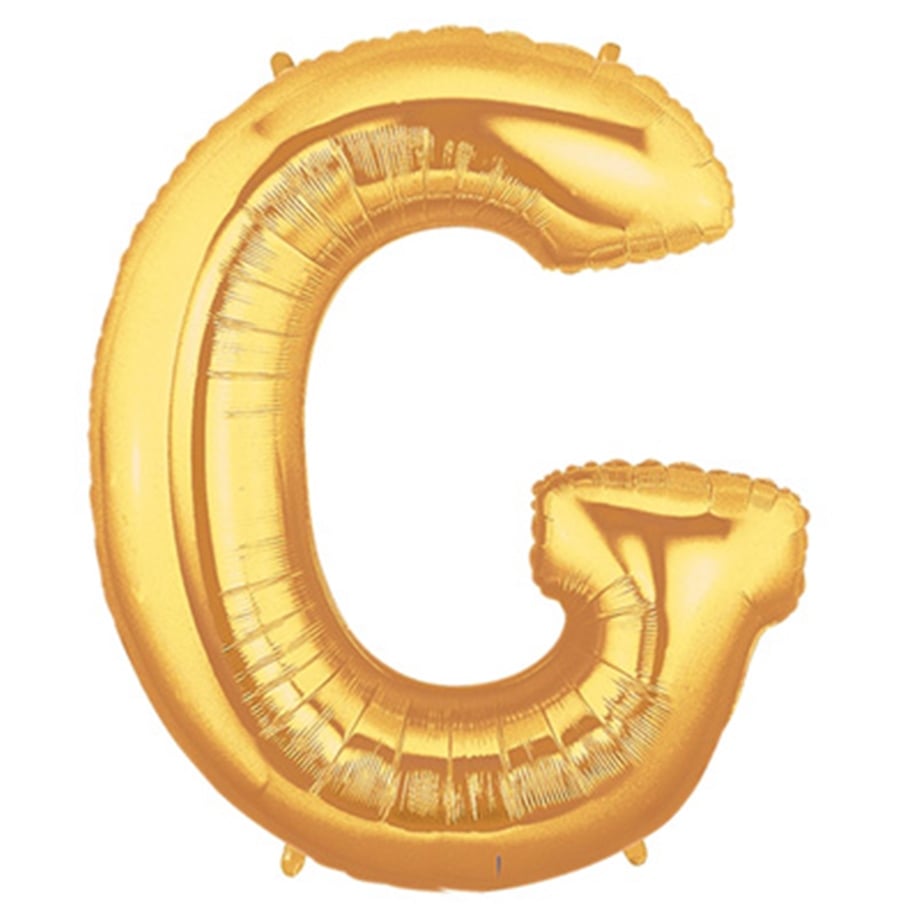 G GOLD 16 INCH FOLYO BALON