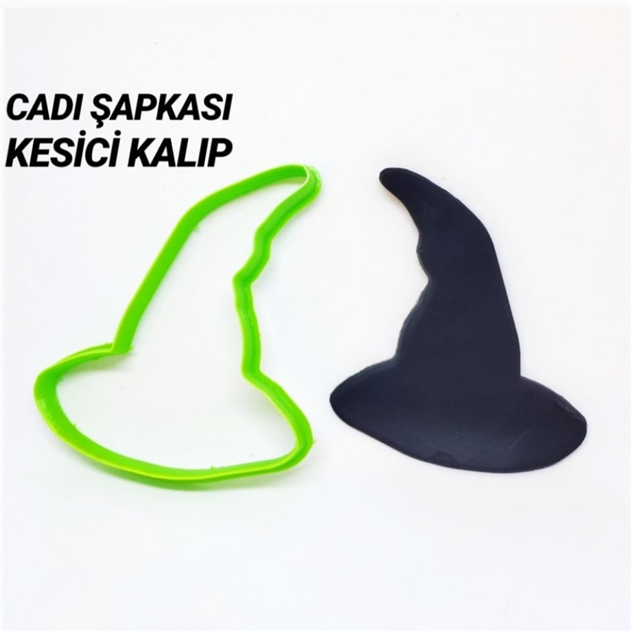 HALLOWEEN CADI ŞAPKASI KESİCİ KALIP 8 CM