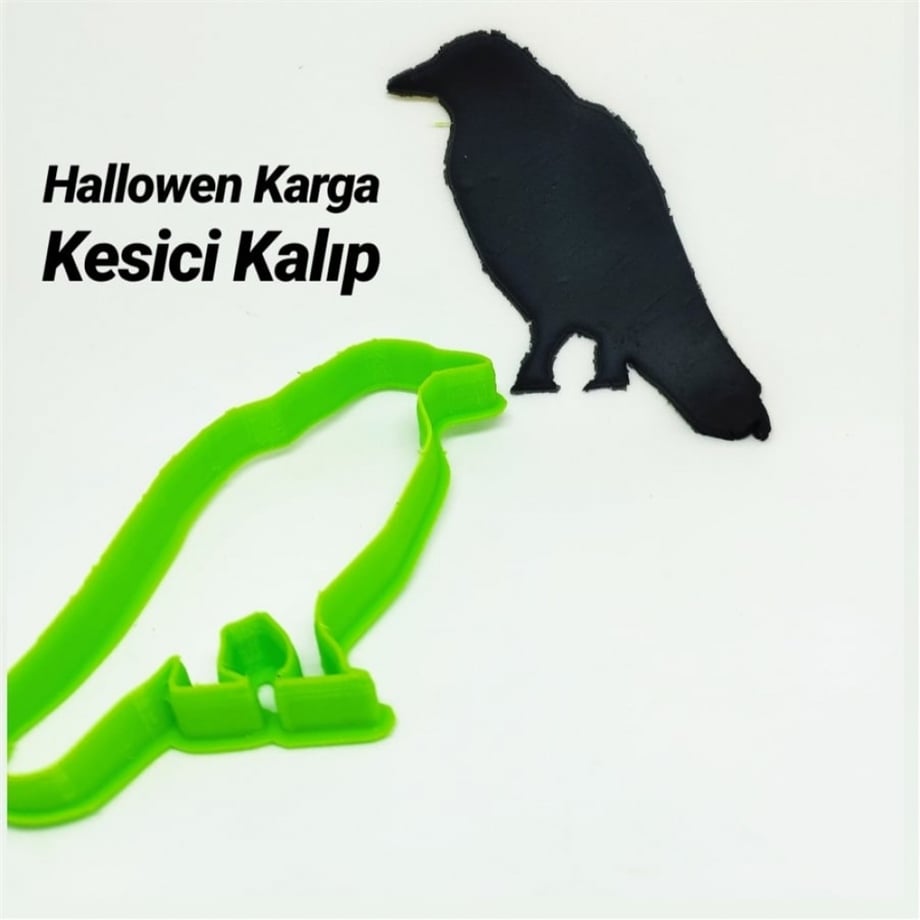 HALLOWEEN KARGA KESİCİ KALIP 8 CM