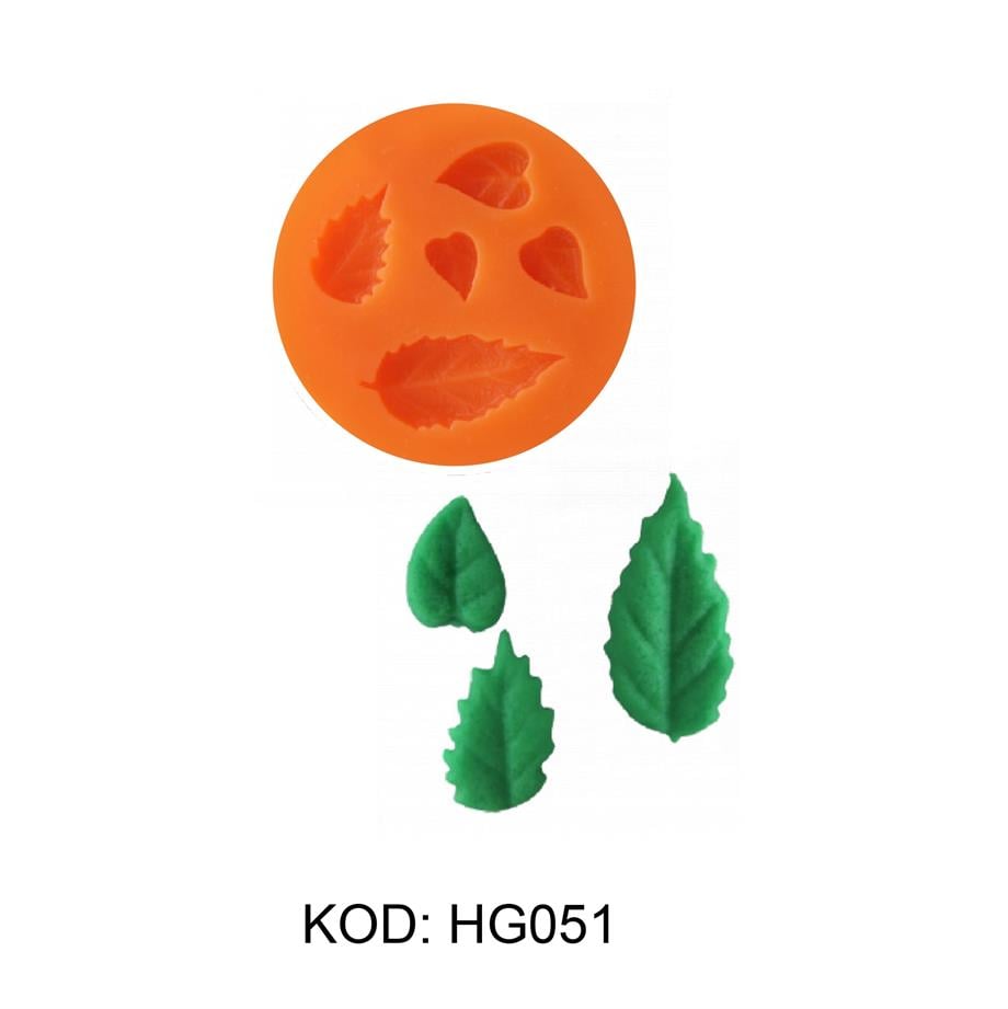 HG-051 5 Lİ MİNİ YAPRAK SİLİKON KALIP 2.5cm / 1cm / 0.5cm | AdanaPastaMalzemeleri.com
 HG-051 5 Lİ MİNİ YAPRAK SİLİKON KALIP 2.5cm / 1cm / 0.5cm