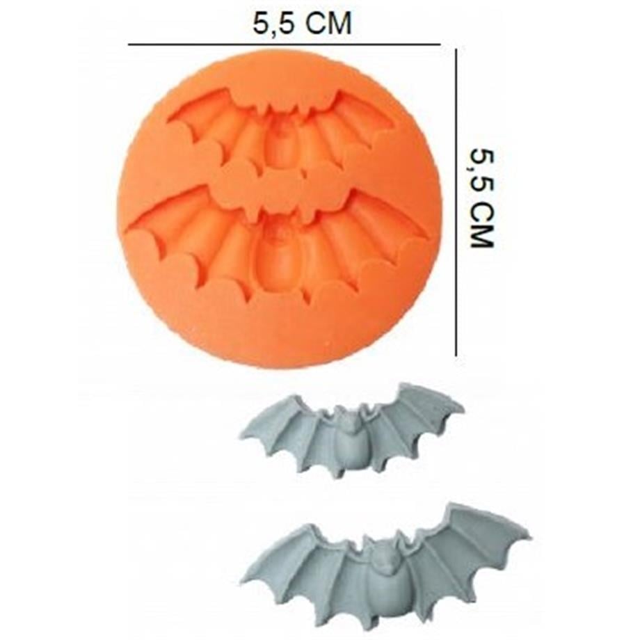 HG-098 YARASA 2 Lİ SİLİKON KALIP 5.5cm | AdanaPastaMalzemeleri.com
 HG-098 YARASA 2 Lİ SİLİKON KALIP 5.5cm