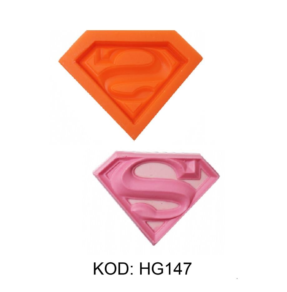 HG-147 SUPERMAN LOGO SİLİKON KALIP 6 X 4cm | AdanaPastaMalzemeleri.com
 HG-147 SUPERMAN LOGO SİLİKON KALIP 6 X 4cm