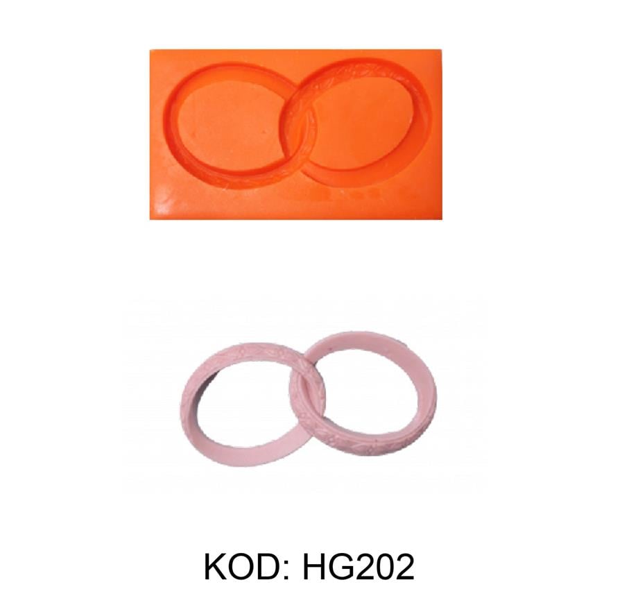 HG-202 İÇİÇE ALYANS YÜZÜK SİLİKON KALIP 6 X 3.5cm | AdanaPastaMalzemeleri.com
 HG-202 İÇİÇE ALYANS YÜZÜK SİLİKON KALIP 6 X 3.5cm