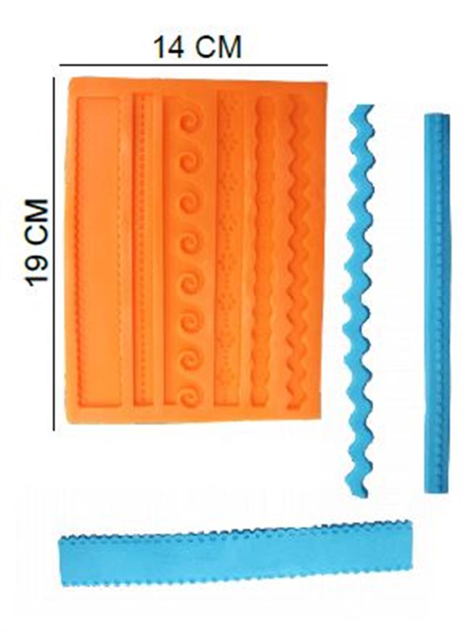 HG-339 BORDÜR SET 6 MODEL SİLİKON KALIP 17.5cm | AdanaPastaMalzemeleri.com
 HG-339 BORDÜR SET 6 MODEL SİLİKON KALIP 17.5cm