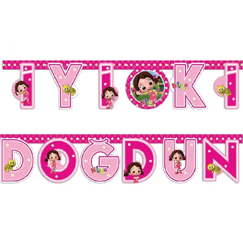 İYİ Kİ DOĞDUN YAZI NİLOYA 2 METRE
