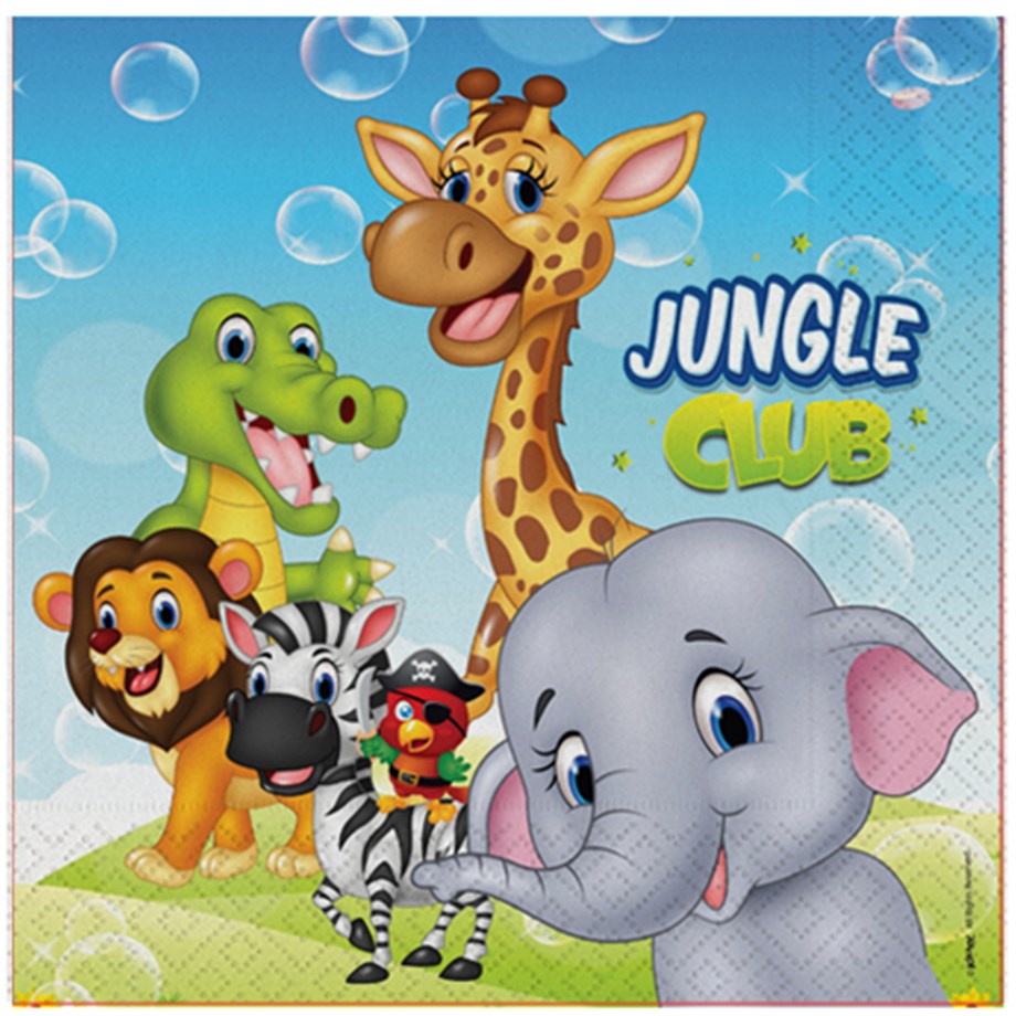 JUNGLE CLUB PEÇETE  16 ADET | AdanaPastaMalzemeleri.com JUNGLE CLUB PEÇETE  16 ADET