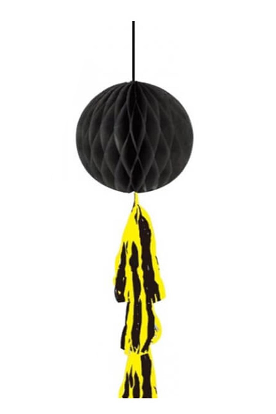KF091-SYH PETEK PÜSKÜLLÜ SİYAH 30 CM