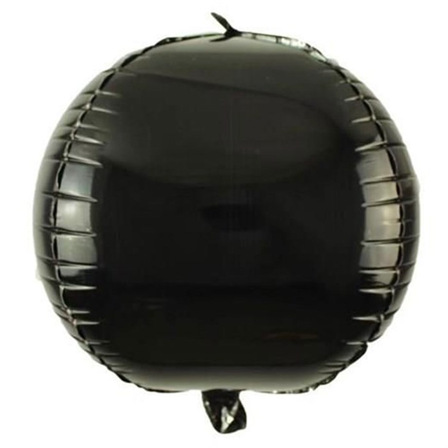 KÜRE BALON FOLYO SİYAH 18 INCH | AdanaPastaMalzemeleri.com KÜRE BALON FOLYO SİYAH 18 INCH