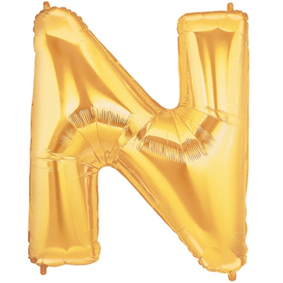 N GOLD FOLYO BALON 32 INCH | AdanaPastaMalzemeleri.com N GOLD FOLYO BALON 32 INCH