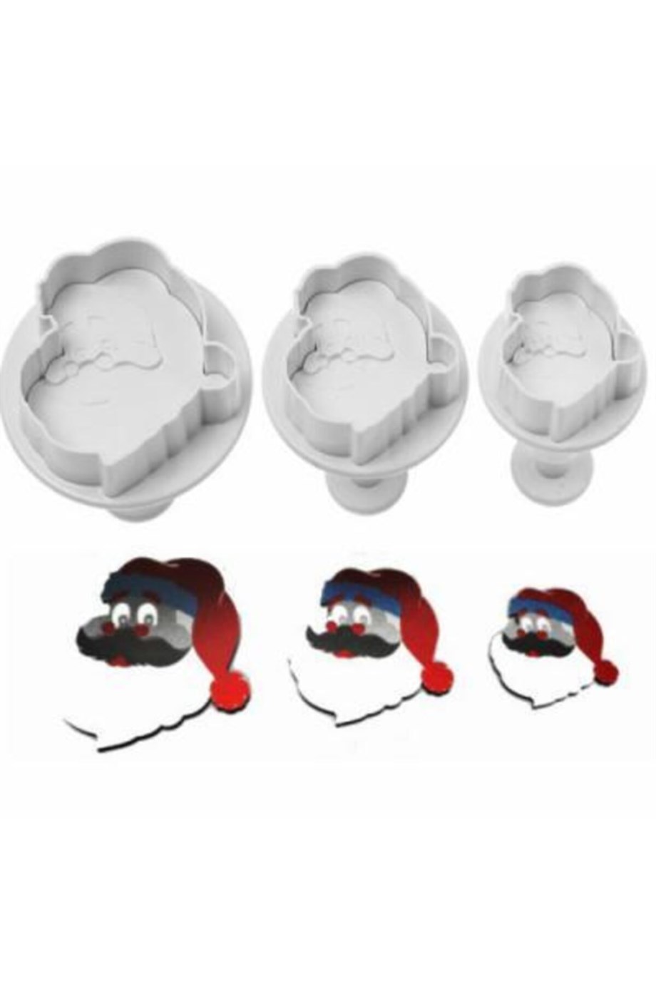 NOEL BABA 3 LÜ SET | AdanaPastaMalzemeleri.com NOEL BABA 3 LÜ SET