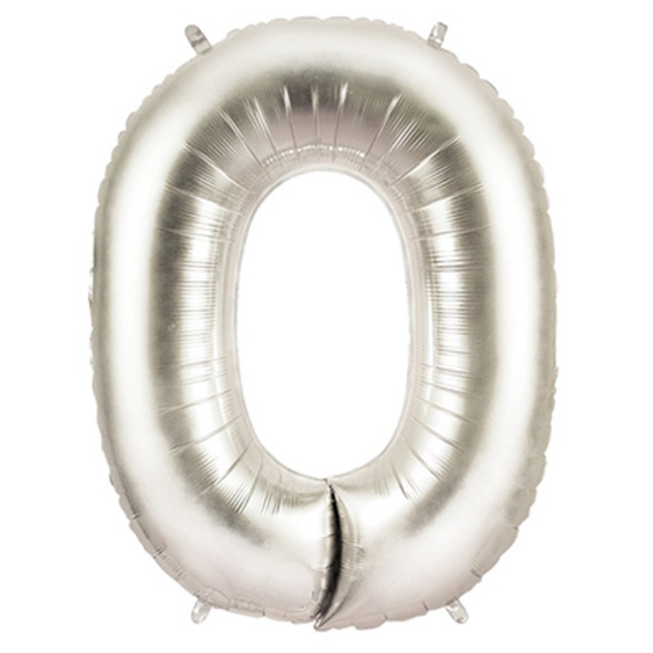 O HARFİ FOLYO BALON 35 CM GÜMÜŞ