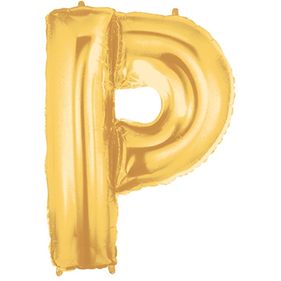 P GOLD 16 INCH FOLYO BALON