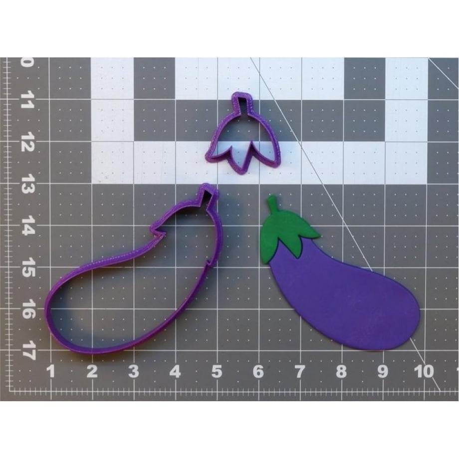 PATLICAN KURABİYE KALIBI 8 CM