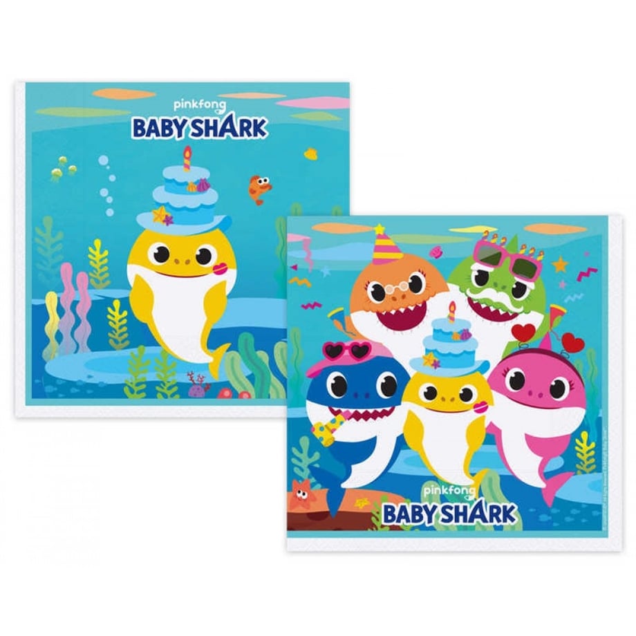 PEÇETE BABY SHARK PARTİ ZAMANI 16 AD