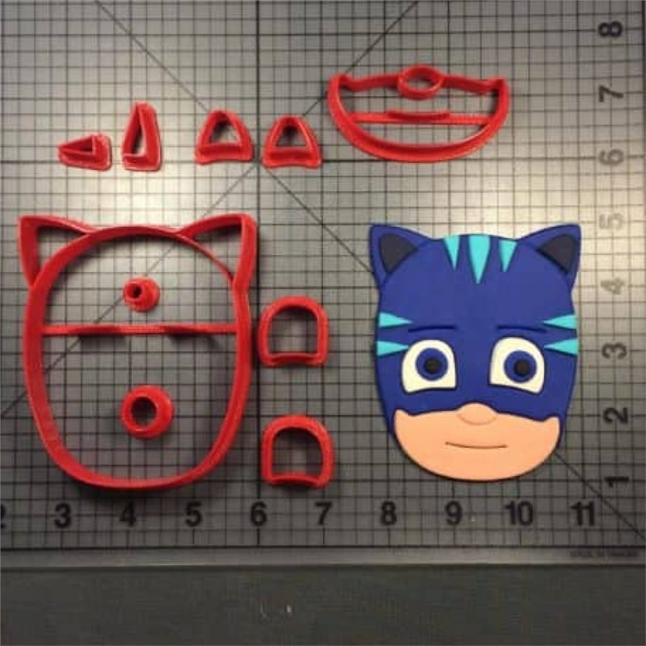 PJ MASK'S ŞEKER HAMURU KESİCİ KALIP 8 CM KEDİ ÇOCUK