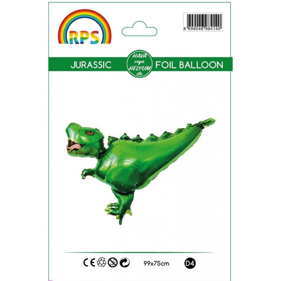 RPS DİNAZOR JURASSİC PARK D4 FOLYO BALON