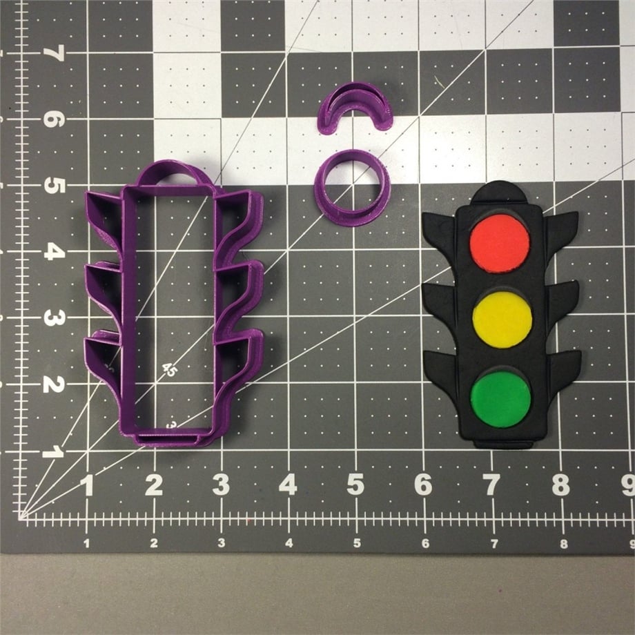 TRAFİK LAMBASI KURABİYE KESİCİ KALIP 9 CM