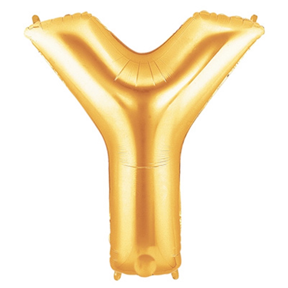 Y GOLD 16 INCH FOLYO BALON