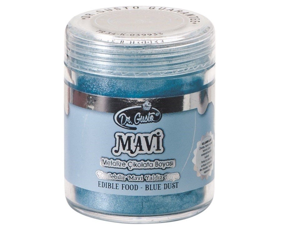 YENİLEBİLİR YALDIZ BEBE MAVİ 10 GR